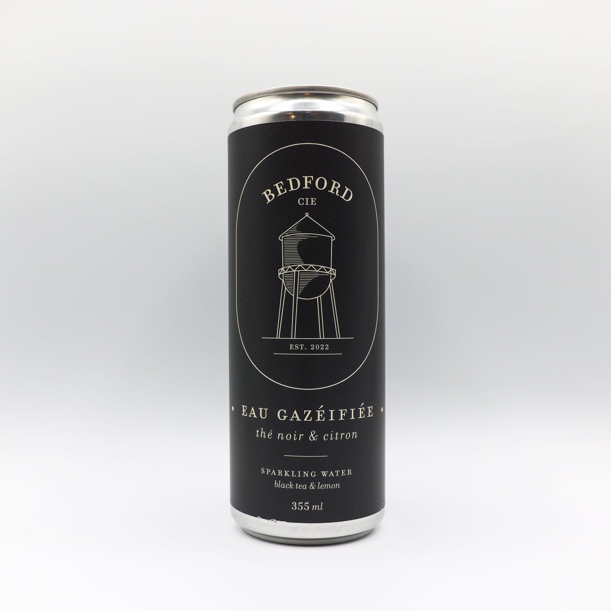 Eau gazéifiée thé noir & citron