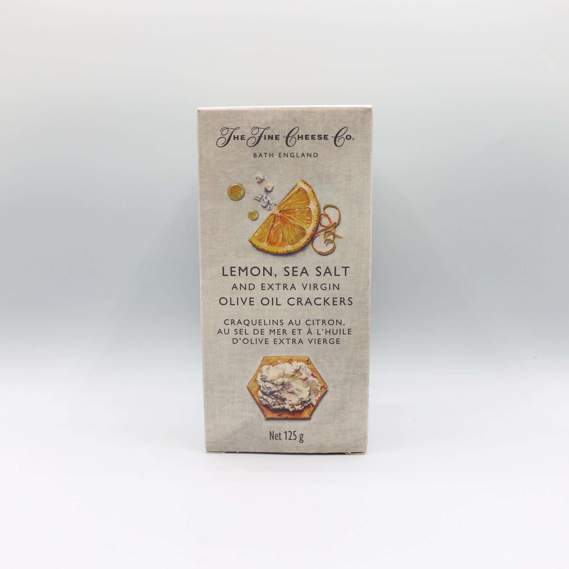 Craquelins citron, sel de mer et huile d'olive extra vierge