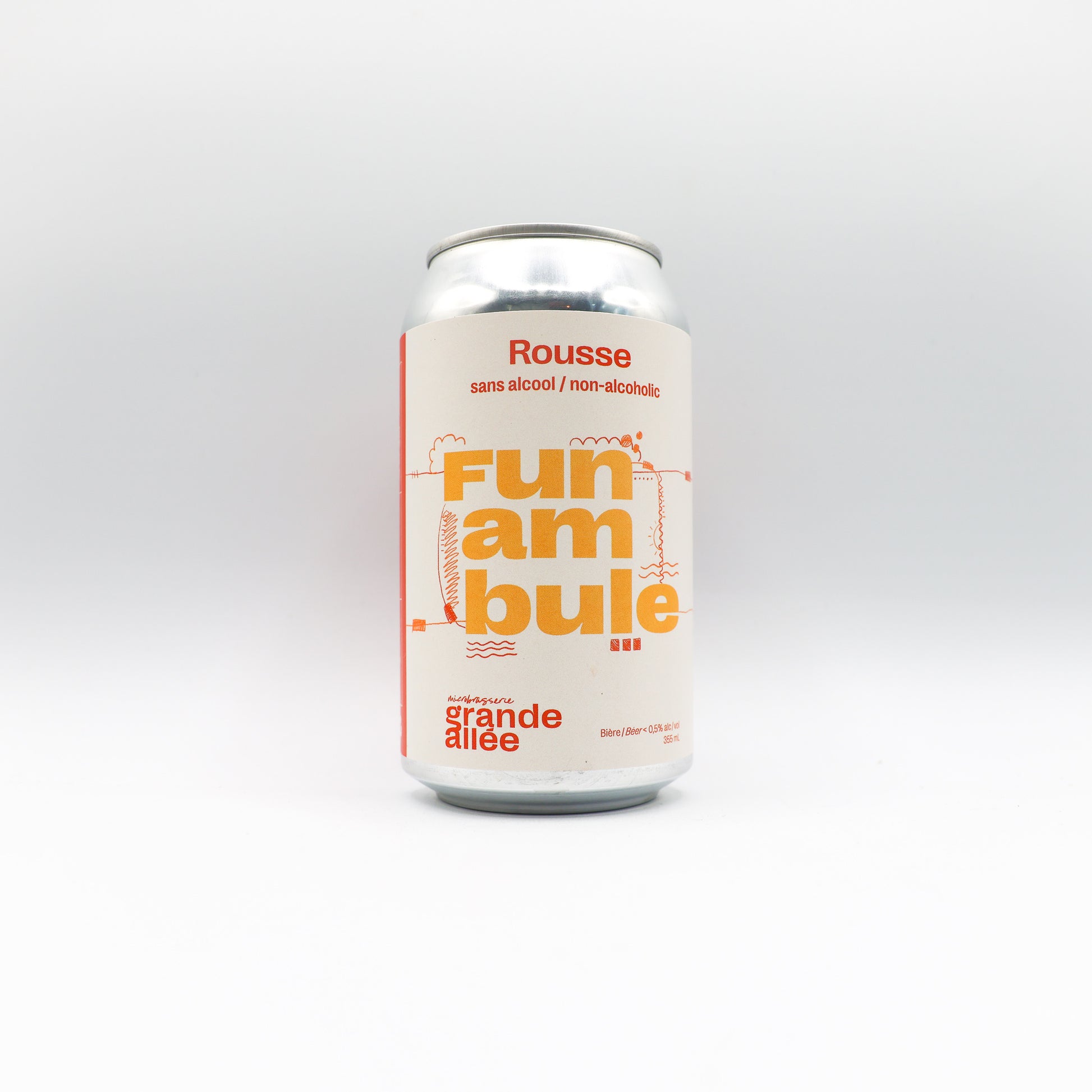 Funambule rousse sans alcool