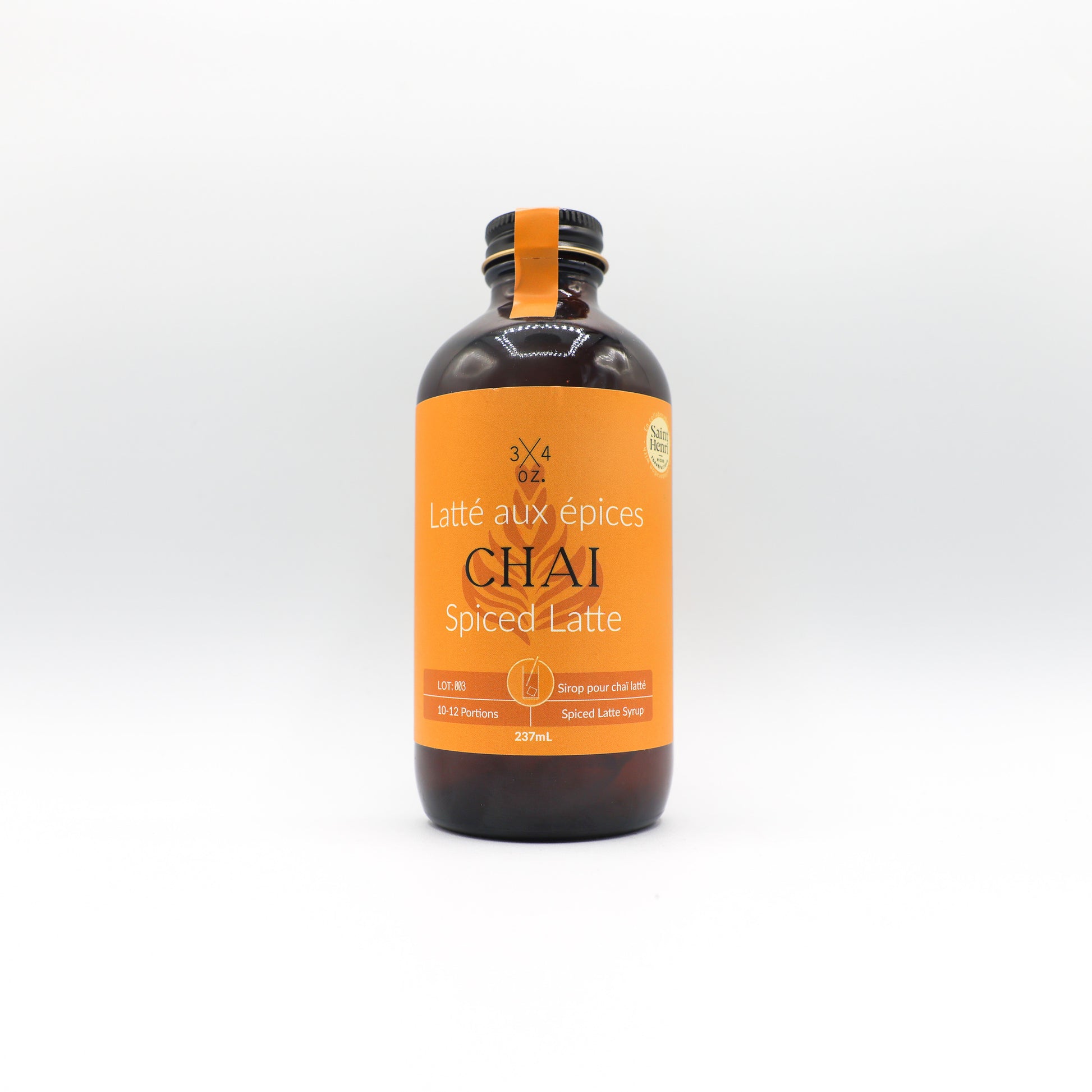 Sirop latté chaï