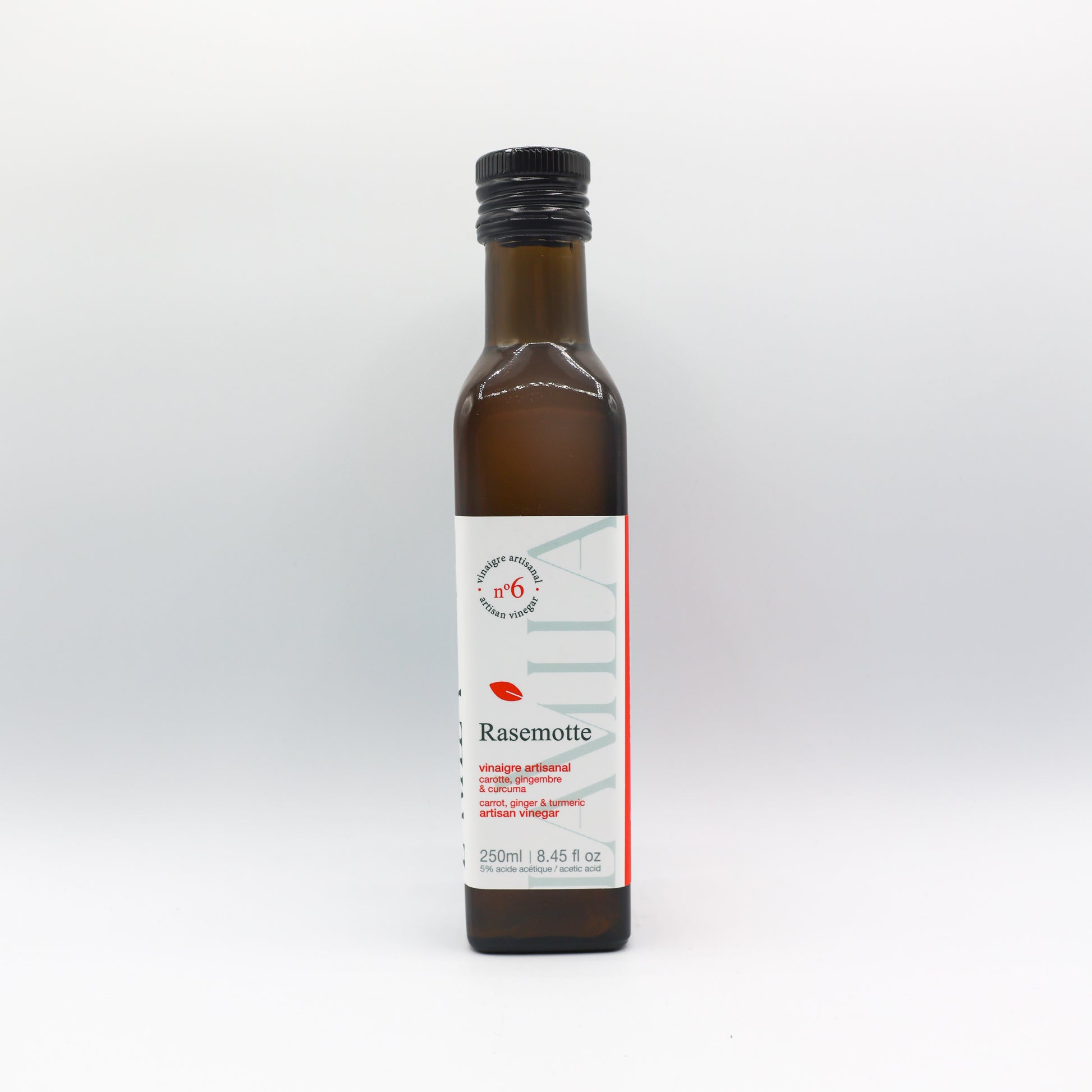 Vinaigre à la carotte, gingembre & curcuma - N˚6 Rasemotte