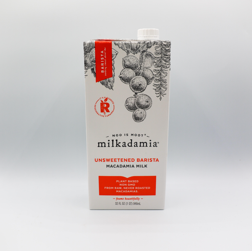 Lait de macadamia barista non sucré