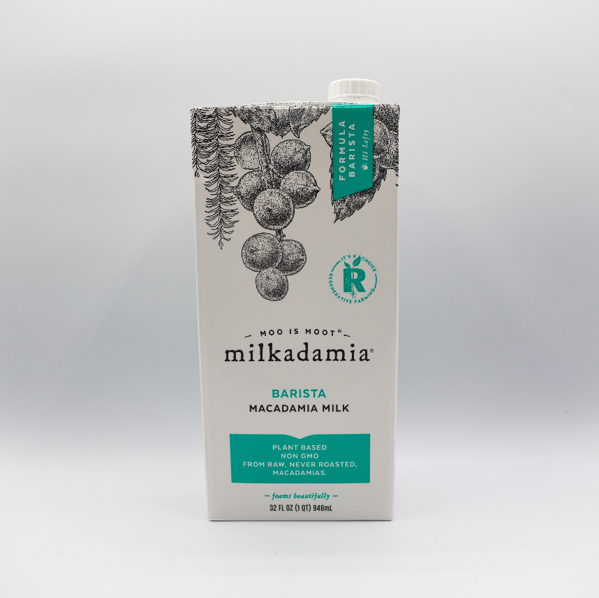 Lait de macadamia barista